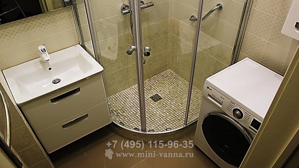 Ремонт раздельной ванной комнаты: S= 2,6 кв.м <br> Ремонт отдельного туалета: S= 1 кв.м