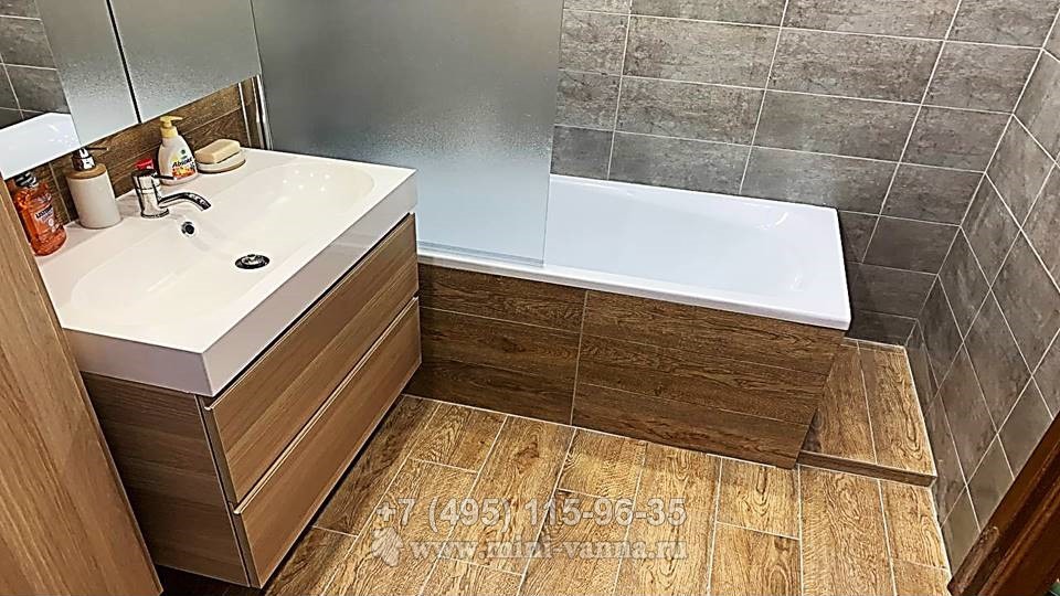 Ремонт совмещённой ванной комнаты