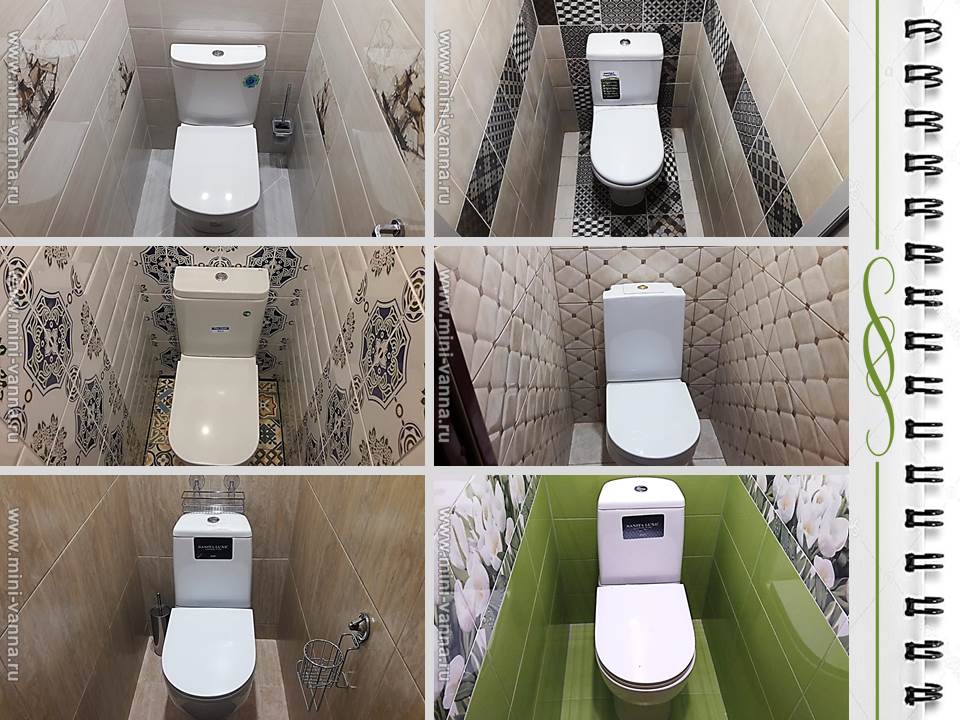 Ремонт маленьких туалетов под ключ цена в Москве